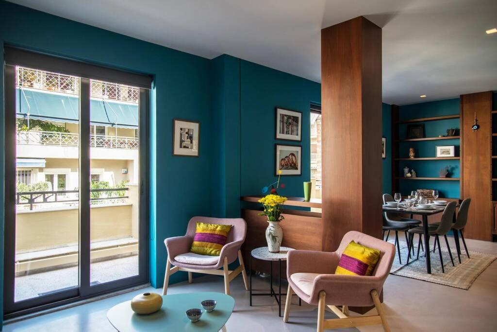 Stylish Decorated Apartment In Kolonaki Athene Buitenkant foto